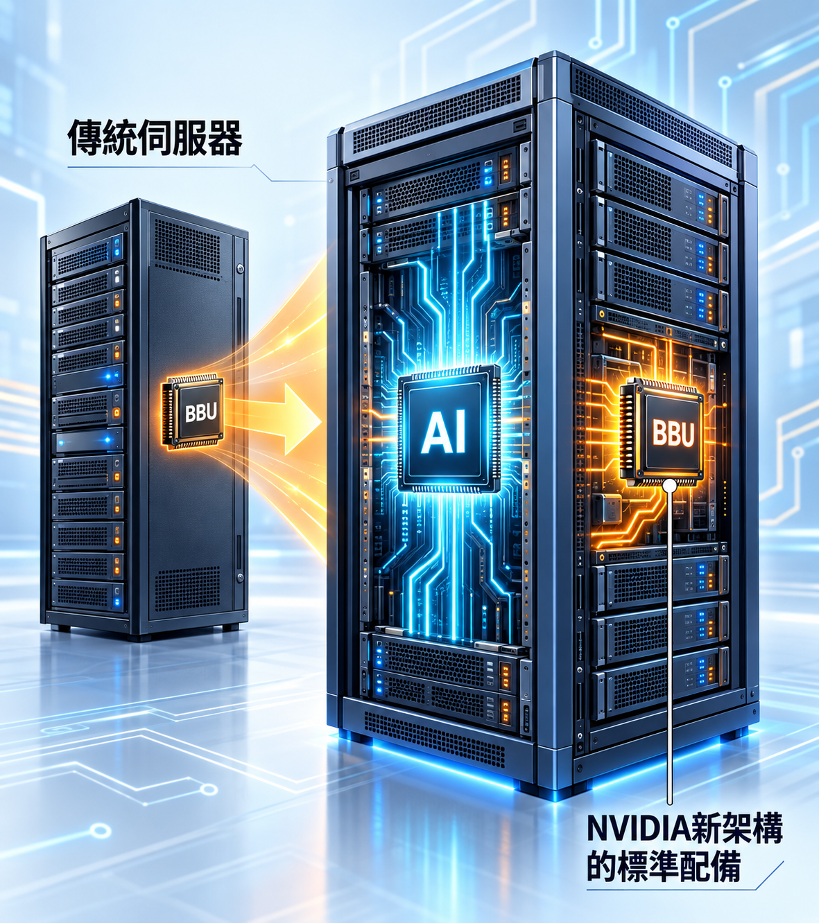 2025 AI 伺服器 BBU 產業分析：從選配變標配的商機與供應鏈受惠股